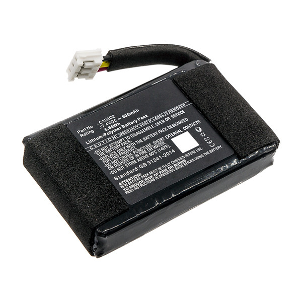 Bang & Olufsen C129D2 accu (7.4 V, 900 mAh, 123accu huismerk)  ABA00083 - 1