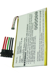 Barnes & Noble 6027B0090501 / AVPB001-A110-01 accu (3200 mAh, 123accu huismerk)  ABA00006