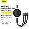 Baseus Bright Mirror 2 USB 3-in-1 kabel voor micro USB / USB-C / Lightning (66W, zwart)  ABA00197 - 5