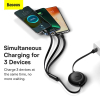Baseus Bright Mirror 2 USB 3-in-1 kabel voor micro USB / USB-C / Lightning (66W, zwart)  ABA00197 - 4