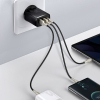 Baseus Compact Quick Charger 30W (2x USB QC3.0, 1x USB-C PD3.0)  ABA00122 - 4