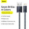 Baseus Dynamic Series USB naar Lightning kabel 1 meter (2.4A, grijs)  ABA00191 - 4