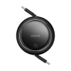 Baseus Free2Draw Mini USB-C naar USB-C kabel 1 meter (100W, zwart)  ABA00221 - 1