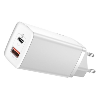 Baseus GaN2 Quick Charger 65W (1x USB QC4.0, 1x USB-C PD3.0)  ABA00127