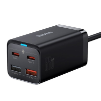 Baseus GaN3 Quick Charger 65W (2x USB QC4.0, 2x USB-C PD3.0)  ABA00134