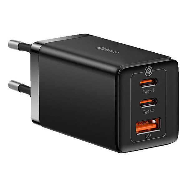 Baseus GaN5 Pro Quick Charger 65W (1x USB QC3.0, 2x USB-C PD3.0)  ABA00128 - 1