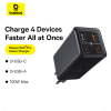 Baseus GaN6 Pro Fast Charger 2x USB-A en 2x USB-C (100W, zwart)  ABA00155 - 6