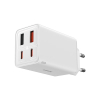Baseus GaN6 Pro Fast Charger 2x USB-A en 2x USB-C (65W, wit)  ABA00164 - 2