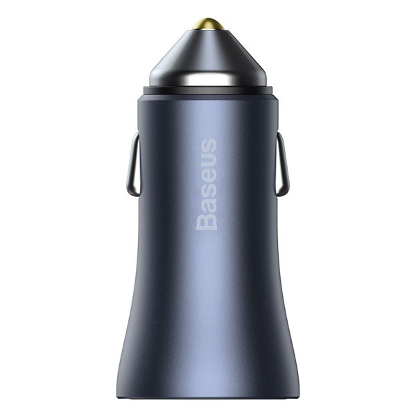 Baseus Pro 2-poorts USB auto snellader USB-A en USB-C (40W, donkergrijs)  ABA00160 - 1