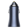 Baseus Pro 2-poorts USB auto snellader USB-A en USB-C (40W, donkergrijs)  ABA00160 - 1