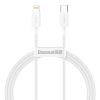 Baseus Superior Fast Charging USB-C naar Lightning kabel 1 meter (20W, wit)  ABA00225 - 1
