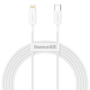 Baseus Superior Fast Charging USB-C naar Lightning kabel 2 meter (20W, wit)  ABA00214 - 1
