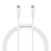 Baseus Superior Fast Charging USB-C naar USB-C kabel 1 meter (100W, wit)  ABA00229 - 1