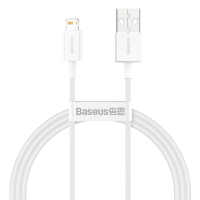 Baseus Superior Fast Charging USB naar Lightning kabel 1 meter (2.4A, wit)  ABA00210