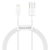 Baseus Superior Fast Charging USB naar Lightning kabel 1 meter (2.4A, wit)  ABA00210 - 1