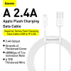 Baseus Superior Fast Charging USB naar Lightning kabel 1 meter (2.4A, wit)  ABA00210 - 3