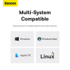 Baseus UltraJoy 4-poorts Hub USB-C naar 4x USB-A (grijs)  ABA00179 - 4