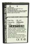 BeBook BK-4C / BL-4C / BP-121 accu (550 mAh, 123accu huismerk)