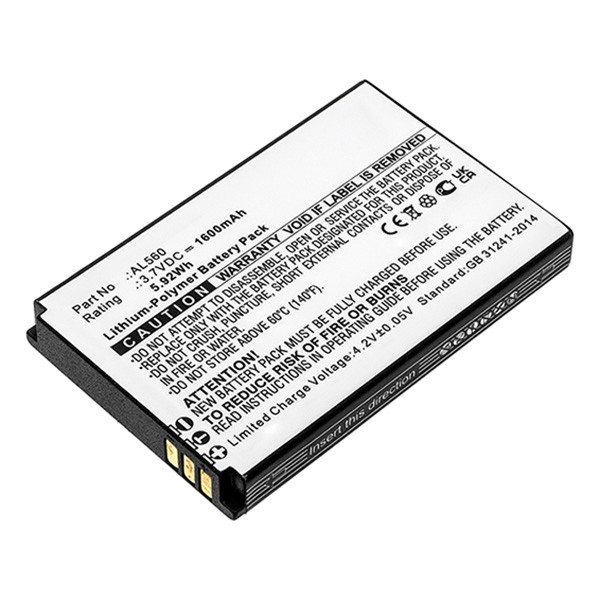 Bea-fon AL560 accu (3.7 V, 1600 mAh, 123accu huismerk)  ABE00258 - 1