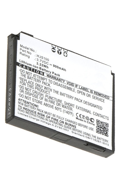 Becker HJS100 / 338937010208 accu (900 mAh, 123accu huismerk)  ABE00136 - 1
