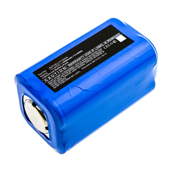 Bigblue BATCELL21700X4 accu (14.8 V, 5000 mAh, 123accu huismerk)  ABI00076 - 1