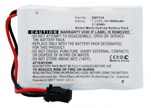 BirdDog SBP234 accu (7.2 V, 3000 mAh, 123accu huismerk) ABI00040 BirdDog SBP234 accu (7.2 V, 3000 mAh, 123accu huismerk) ABI00040 - 1