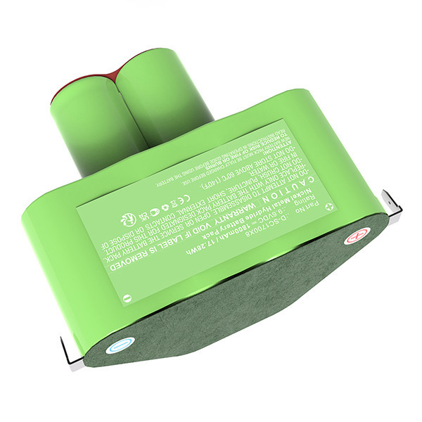 Bissell D-SC1700X8 accu (9.6 V, 1800 mAh, 123accu huismerk) ABI00099 - 2
