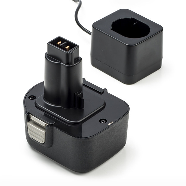 Black & Decker A9252 / PS130 accu + lader (12 V, 2.0 Ah, 123accu huismerk)  ABL00457 - 1