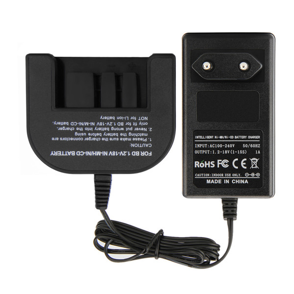 Black & Decker oplader voor 12 volt - 18 volt Ni-Mh / Ni-Cd (123accu huismerk)  APO00097 - 1