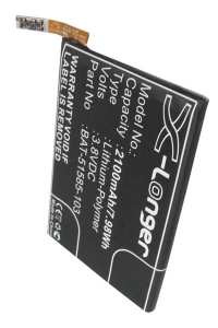 Blackberry BAT-51585-003 / BAT-51585-103 accu (2100 mAh, 123accu huismerk)  ABL00143