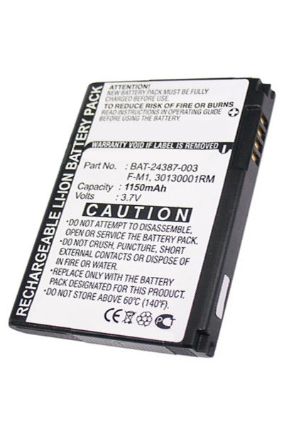 Blackberry F-M1 / 30130001RM / BAT-24387-003 accu (1150 mAh, 123accu huismerk)  ABL00041 - 1