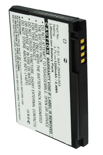 Blackberry F-S1 / BAT-26483-003 accu (1200 mAh, 123accu huismerk)  ABL00017 - 1