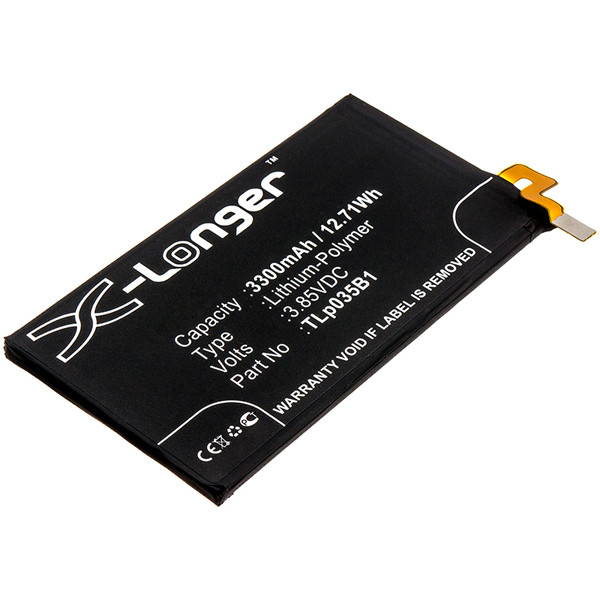 Blackberry TLp035B1 accu (3.85 V, 3300 mAh, 123accu huismerk)  ABL00353 - 1