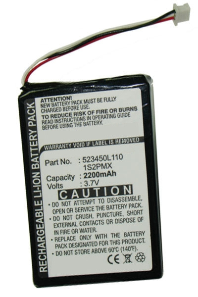 Blaupunkt 523450L110 / 1S2PMX accu (2200 mAh, 123accu huismerk)  ABL00125 - 1