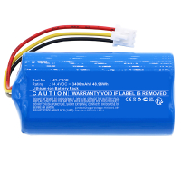 Blaupunkt 6.60.40.02-0 / D071-INR-CH-4S1P accu (14.4V, 3400 mAh, 123accu huismerk)  ABL00491