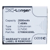 Blu C706043200L / C706043200T accu (2000 mAh, 123accu huismerk) ABL00171 - 1
