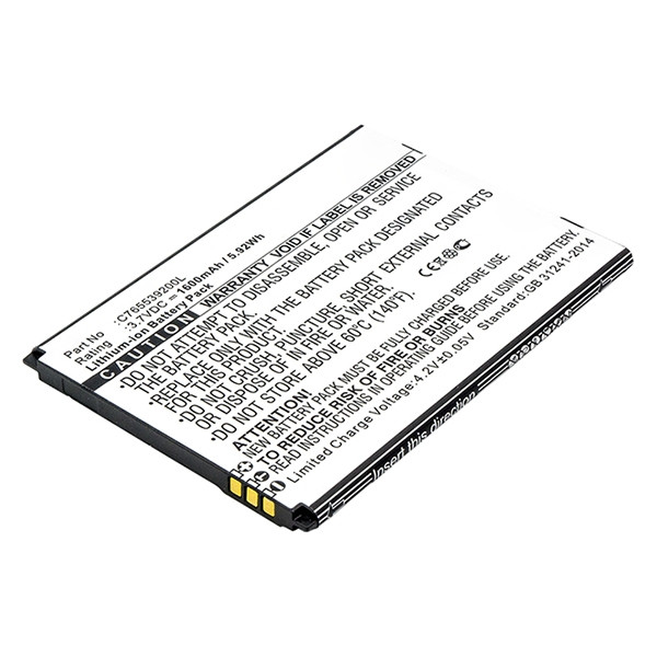 Blu C765539200L accu (1600 mAh, 123accu huismerk)  ABL00284 - 1