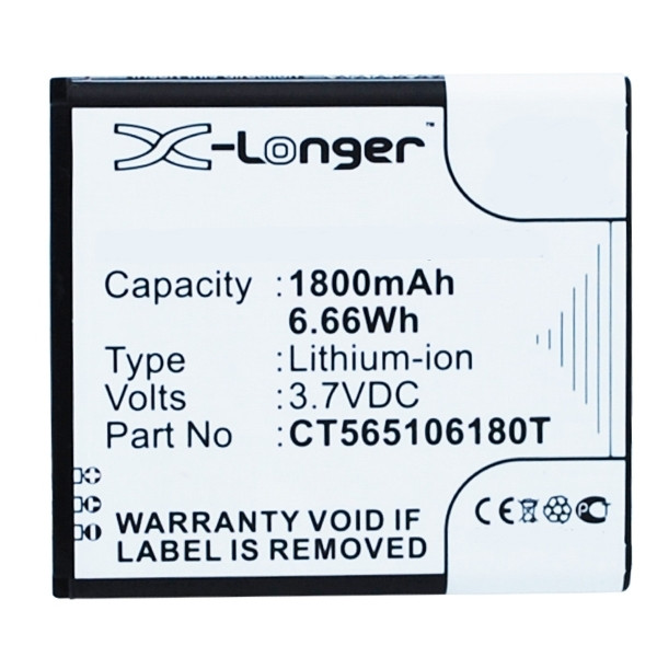 Blu CT565106180T accu (1800 mAh, 123accu huismerk)  ABL00193 - 1