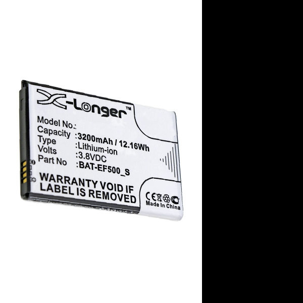 Bluebird BAT-EF500_S accu (3200 mAh, 123accu huismerk)  ABL00271 - 1