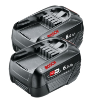 2 stuks Bosch | Power For All 18 V | PBA 18 V | 1600A00DD7 accu's (18 V, 6.0 Ah, origineel) ABO00682