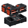 3 stuks: Bosch Expert EXBA18V-150 / 1600A036ZM accu + lader (18 V, 15 Ah, origineel) ABO00642 - 1