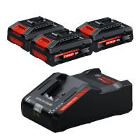 3 stuks: Bosch Expert EXBA18V-40 / 1600A036YW accu + lader (18 V, 4.0 Ah, origineel) ABO00630