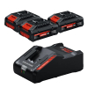 3 stuks: Bosch Expert EXBA18V-40 / 1600A036YW accu + lader (18 V, 4.0 Ah, origineel) ABO00630 - 1