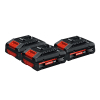 3 stuks: Bosch Expert EXBA18V-40 / 1600A036YW accu (18 V, 4.0 Ah, origineel) ABO00612 - 1