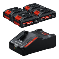 4 stuks: Bosch Expert EXBA18V-40 / 1600A036YW accu + lader (18 V, 4.0 Ah, origineel) ABO00631