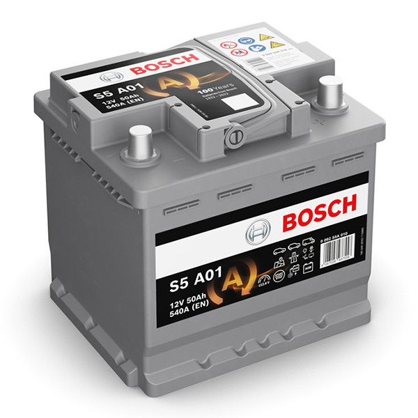 Bosch AGM S5 A01 / 550 902 054 start-stop accu (12 V, 50 Ah, 540 A) ABO00697 - 3