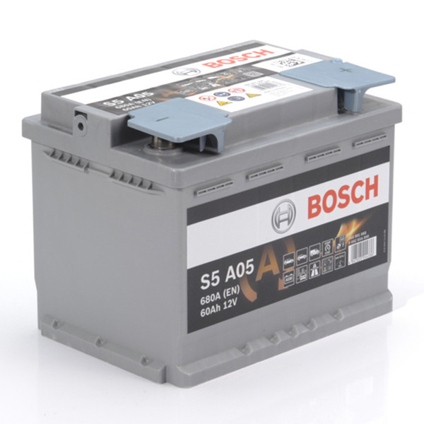 Bosch AGM S5 A05 / 560 901 068 start-stop accu (12 V, 60 Ah, 680 A) ABO00698 - 3