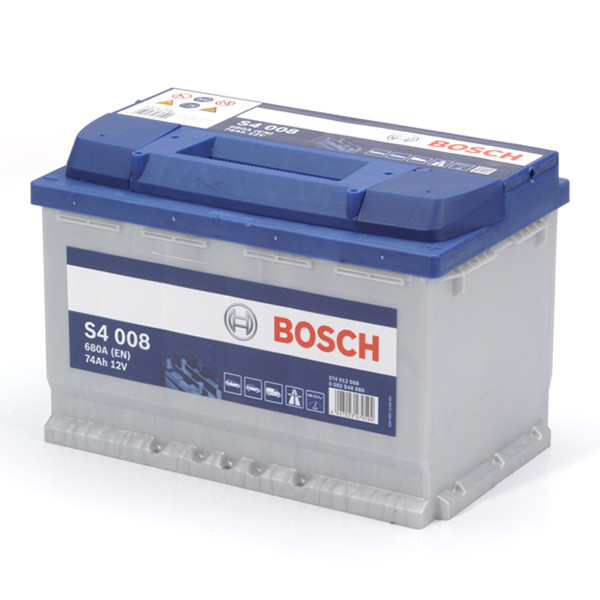 Bosch Blue SLI S4 008 / 0 092 S40 080  accu (12 V, 74 Ah, 680 A) ABO00728 - 1