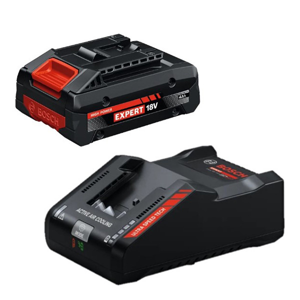 Bosch Expert EXBA18V-40 / 1600A036YW accu + lader (18 V, 4.0 Ah, origineel) ABO00628 - 1