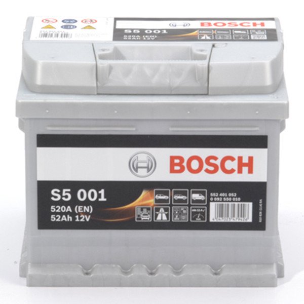 Bosch Silver SLI S5 001 / 0 092 S50 010  accu (12 V, 52 Ah, 520 A) ABO00712 - 2